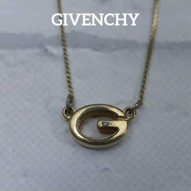 Givenchy Logo Necklace Gold Simple Logo 12 - image 1