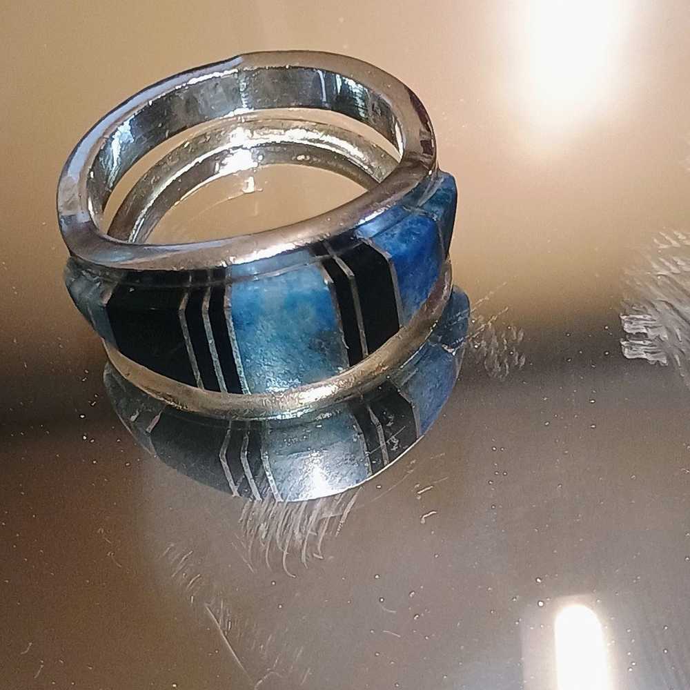 Vintage Navajo sterling silver Ring - image 6