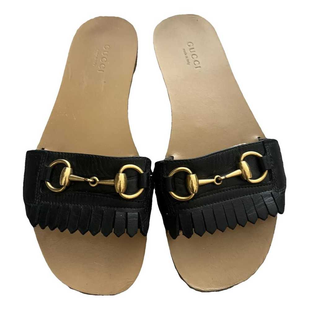 Gucci Leather sandal - image 1