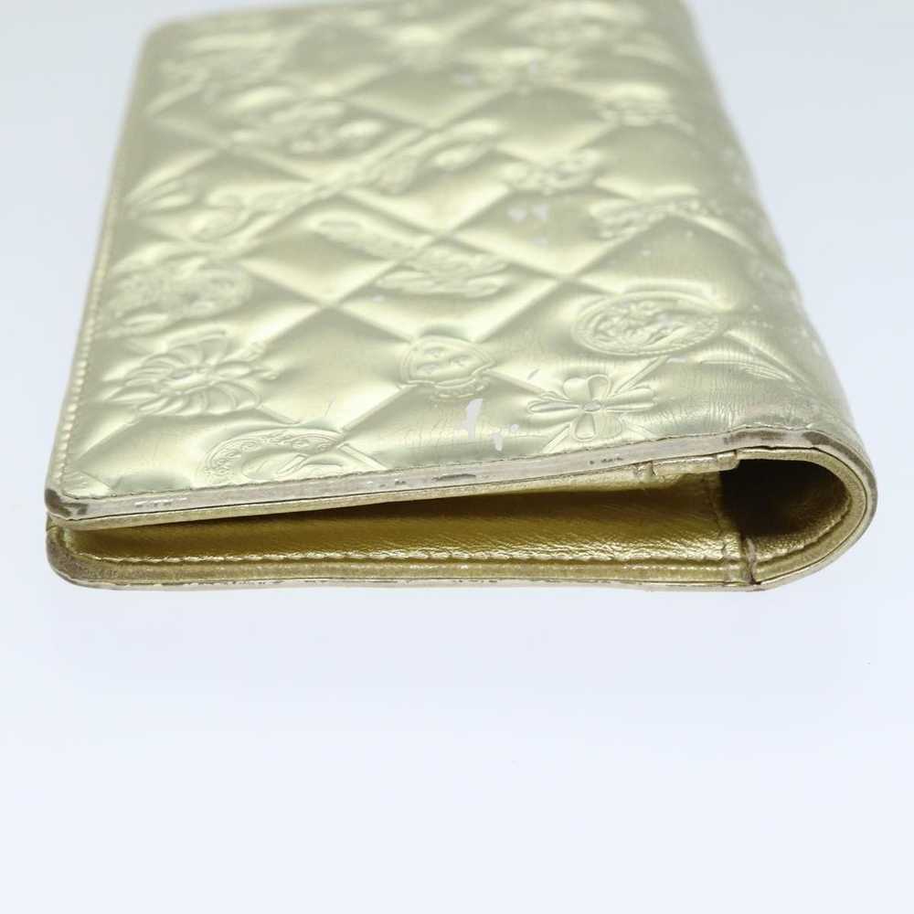 Chanel CHANEL Icon line Wallet Enamel Gold CC Aut… - image 4