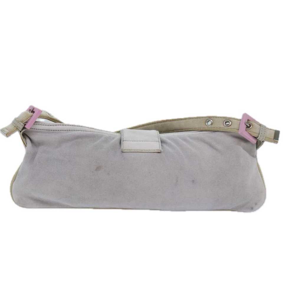 Fendi FENDI Shoulder Bag Cotton Gray Auth 79517 - image 2