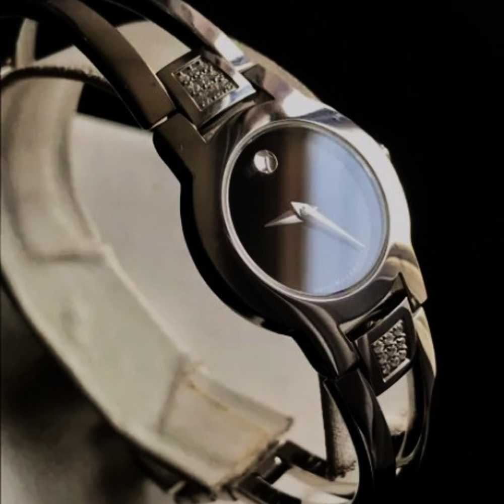 NEW MOVADO DIAMOND LADIES WATCH - image 3