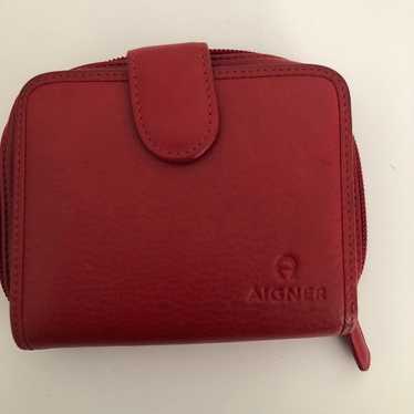 Etienne Aigner Red Leather Wallet - image 1