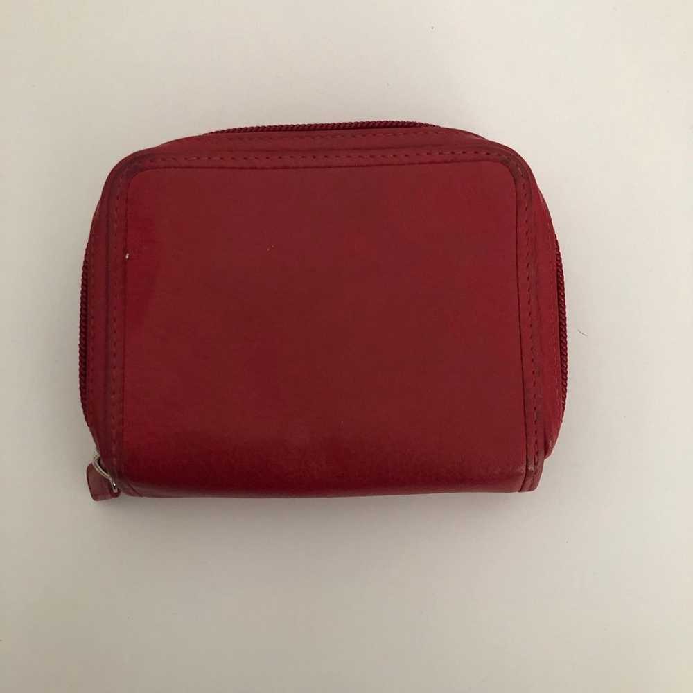 Etienne Aigner Red Leather Wallet - image 2