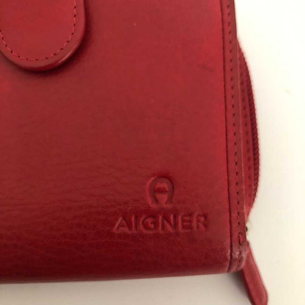 Etienne Aigner Red Leather Wallet - image 3