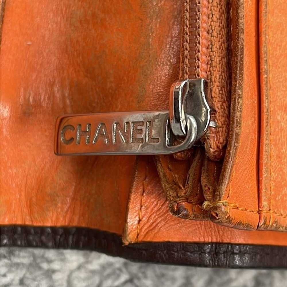 Chanel Vintage Ligne Cambon Yen Bifold Wallet Qui… - image 10