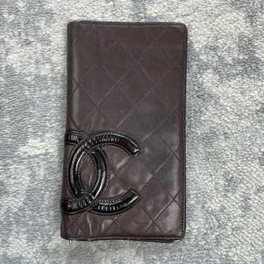 Chanel Vintage Ligne Cambon Yen Bifold Wallet Qui… - image 1