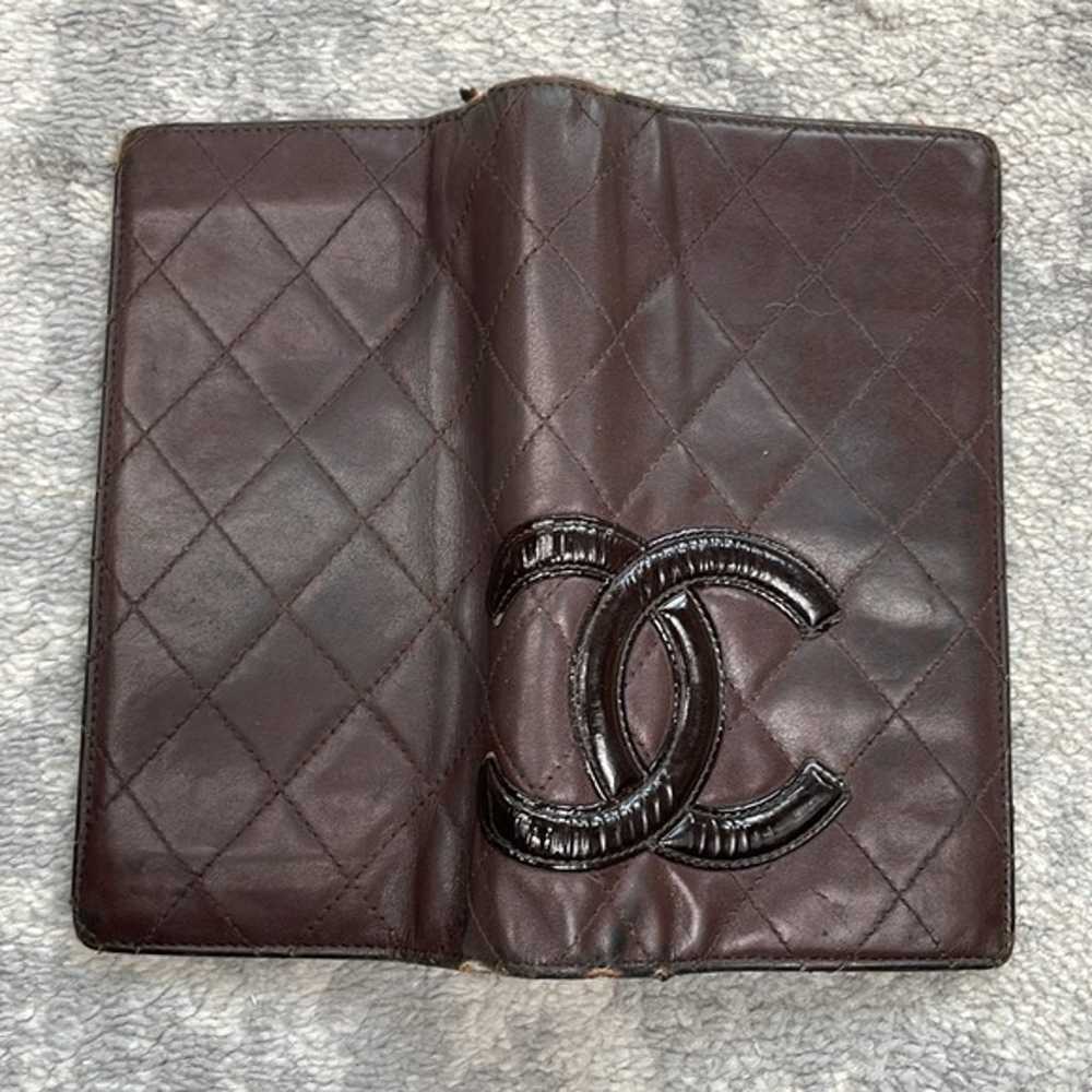 Chanel Vintage Ligne Cambon Yen Bifold Wallet Qui… - image 4