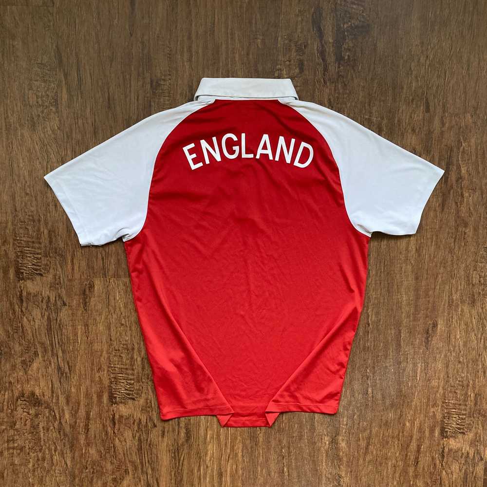 Soccer Jersey × Streetwear × Vintage England Umbr… - image 3