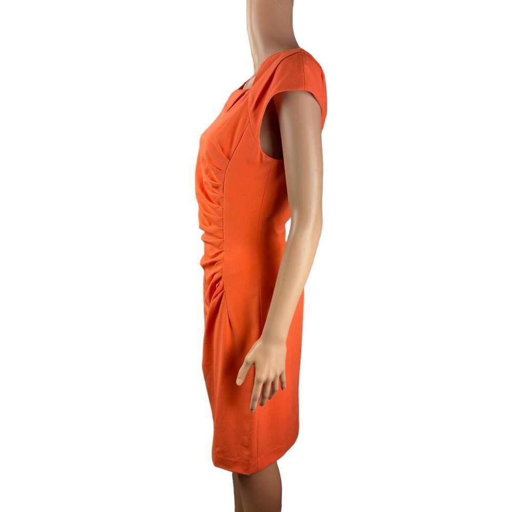 Calvin Klein Sheath Dress Ruched Side Cap Sleeve … - image 4