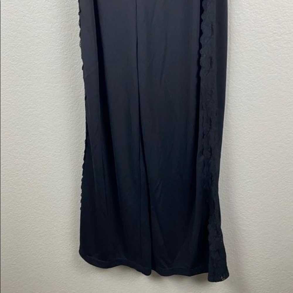 Vintage black lace side panel jumpsuit - image 3