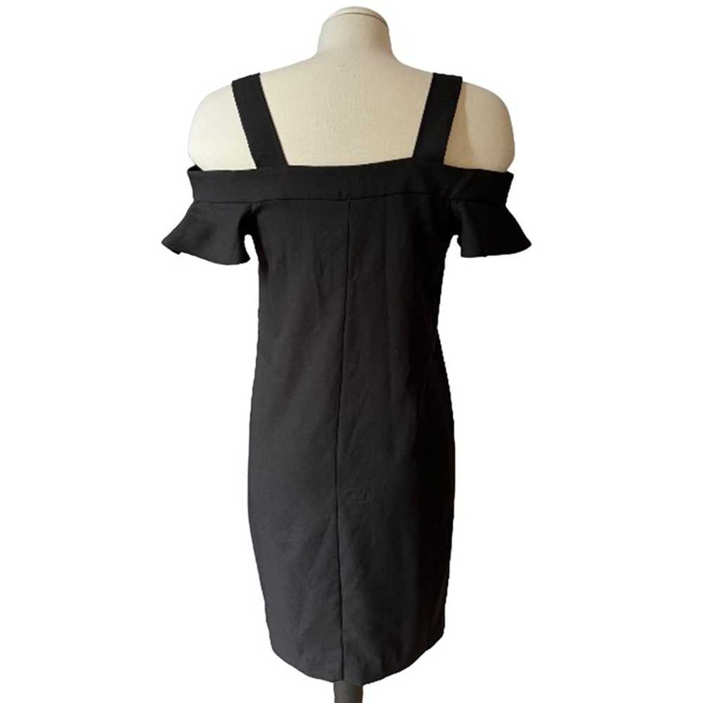 Banana Republic Open Shoulder Black Dress Sz 2 Wo… - image 10