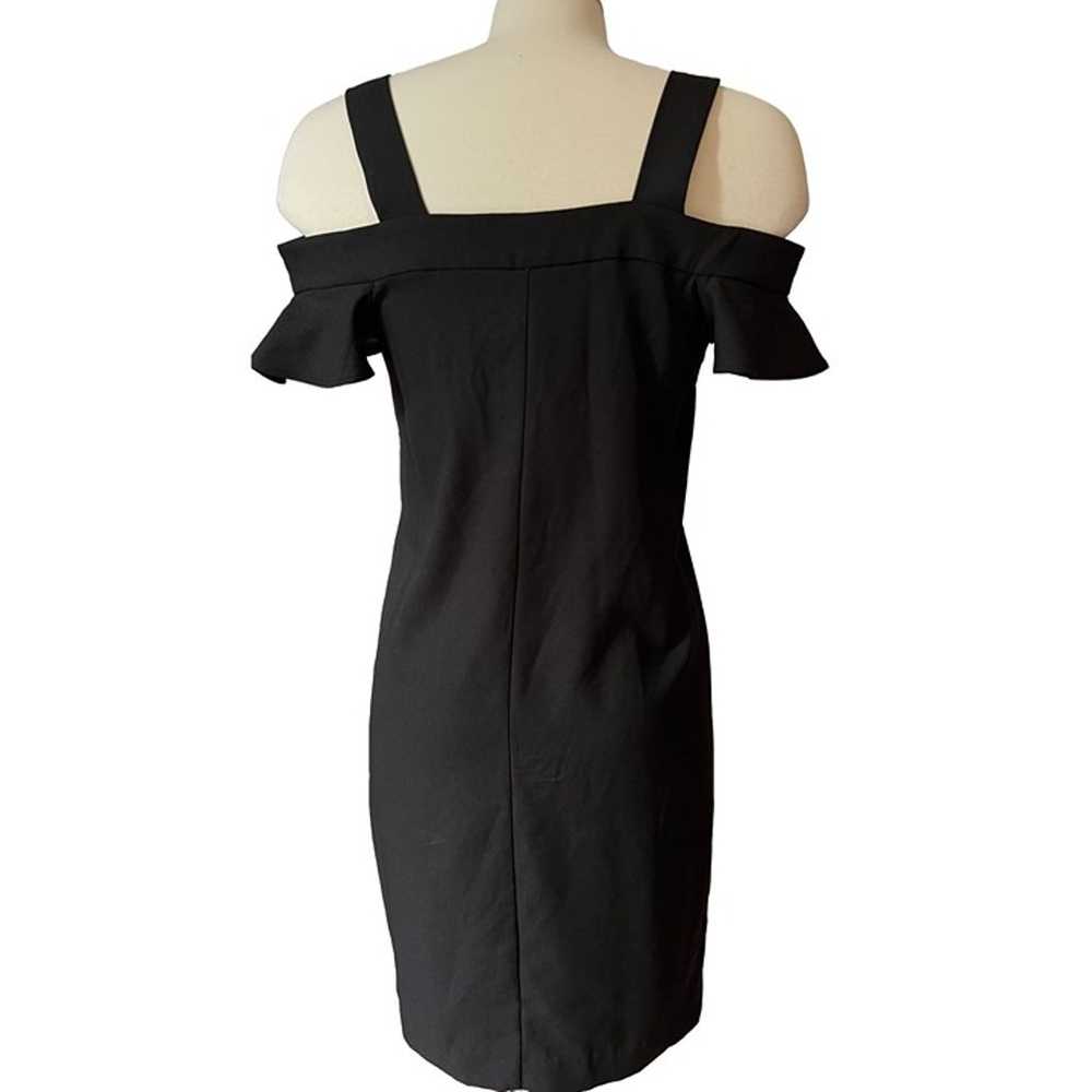 Banana Republic Open Shoulder Black Dress Sz 2 Wo… - image 2