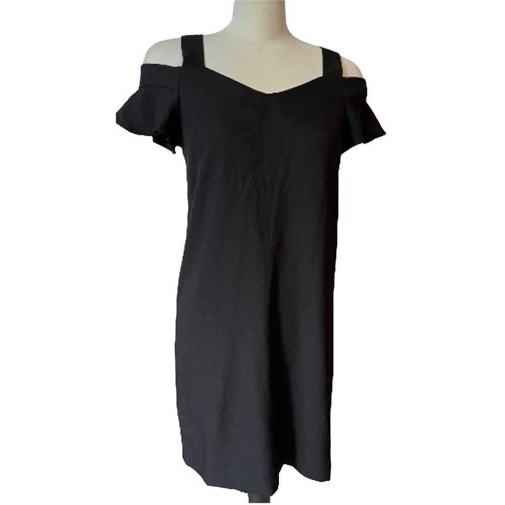 Banana Republic Open Shoulder Black Dress Sz 2 Wo… - image 5