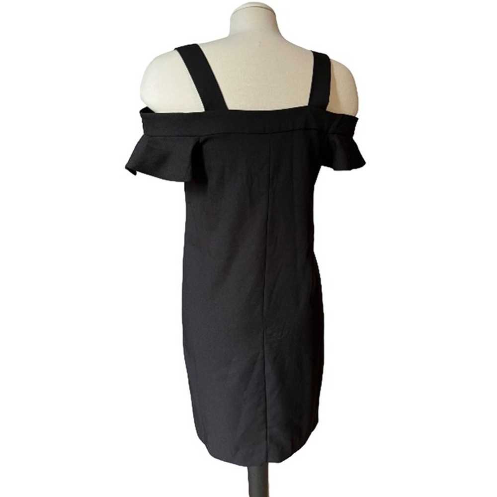 Banana Republic Open Shoulder Black Dress Sz 2 Wo… - image 6