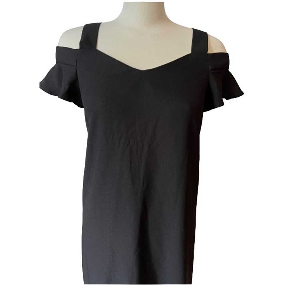 Banana Republic Open Shoulder Black Dress Sz 2 Wo… - image 7