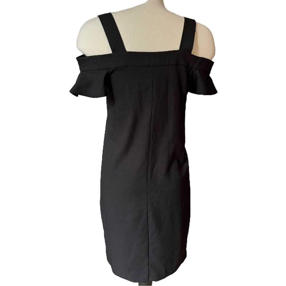 Banana Republic Open Shoulder Black Dress Sz 2 Wo… - image 8