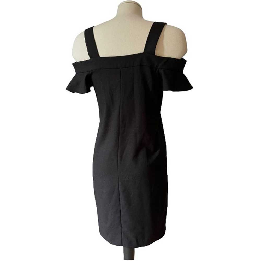 Banana Republic Open Shoulder Black Dress Sz 2 Wo… - image 9