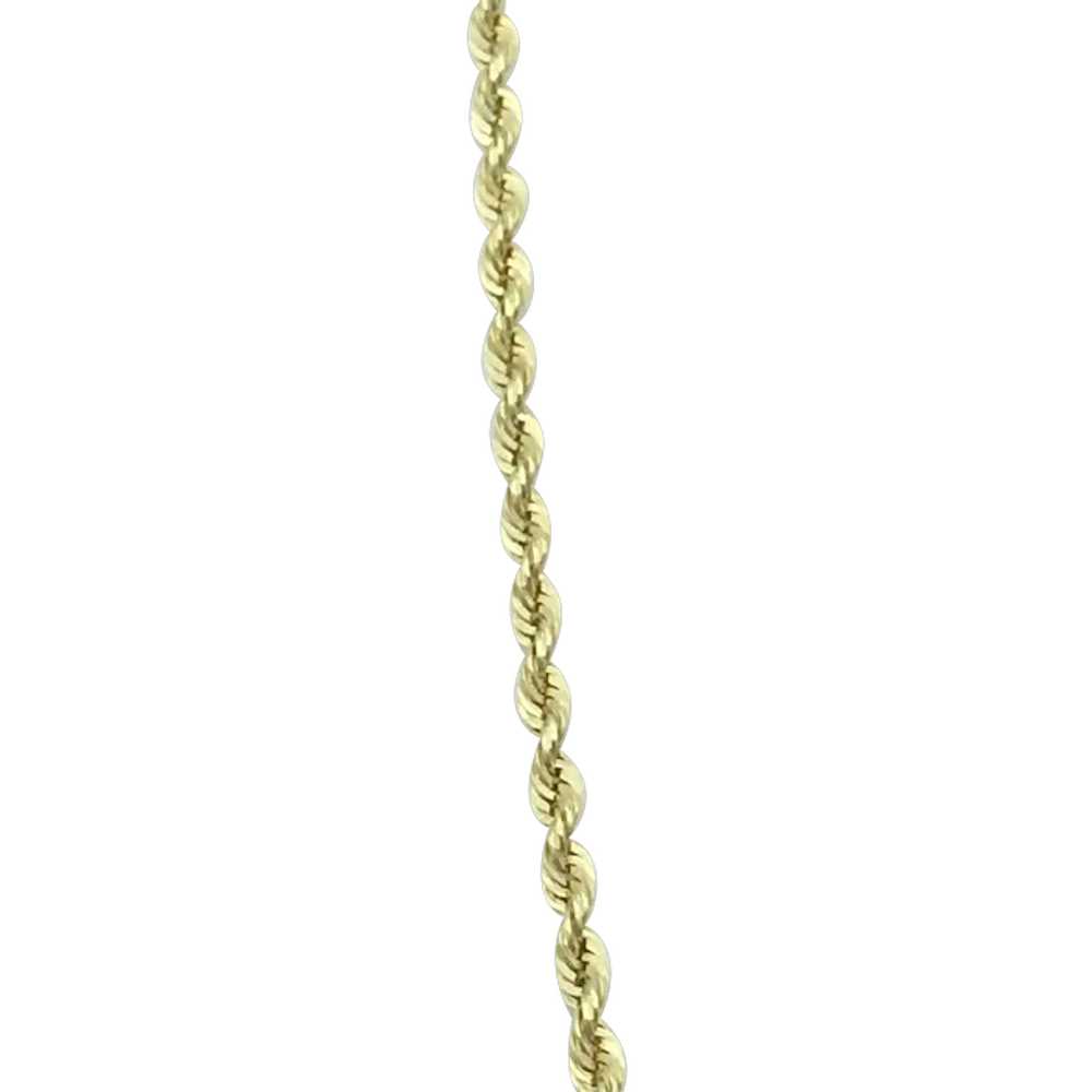 14K Hollow Rope Chain - image 1