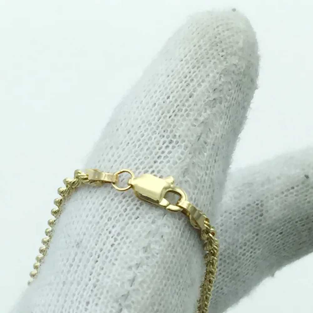 14K Hollow Rope Chain - image 4