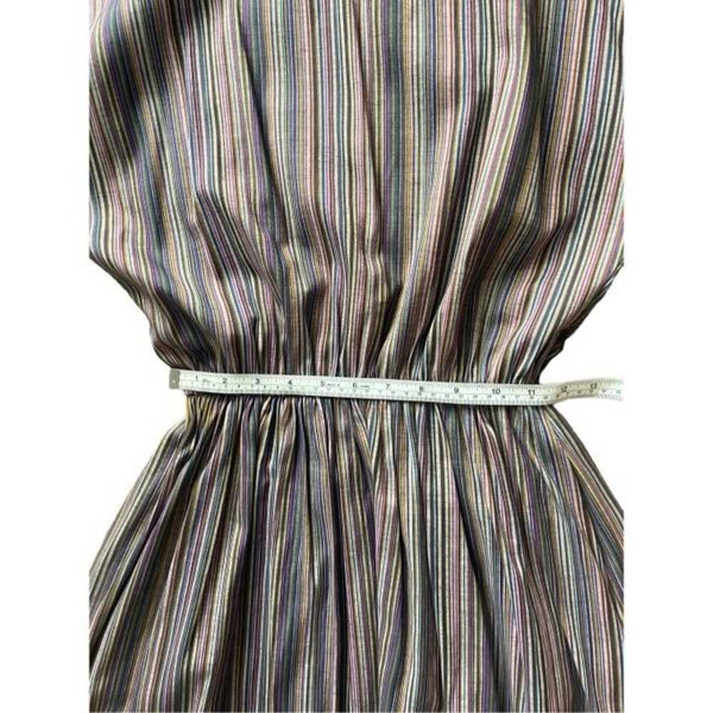 60s 70s vintage striped young Edwardian flared al… - image 6