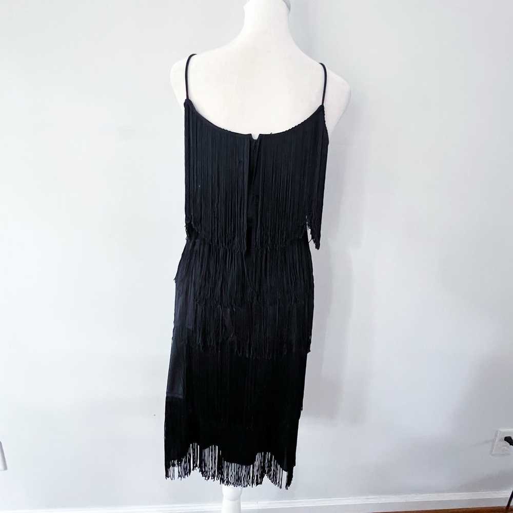 Vintage Retro Flapper Style Fringe Sleeveless Lit… - image 4