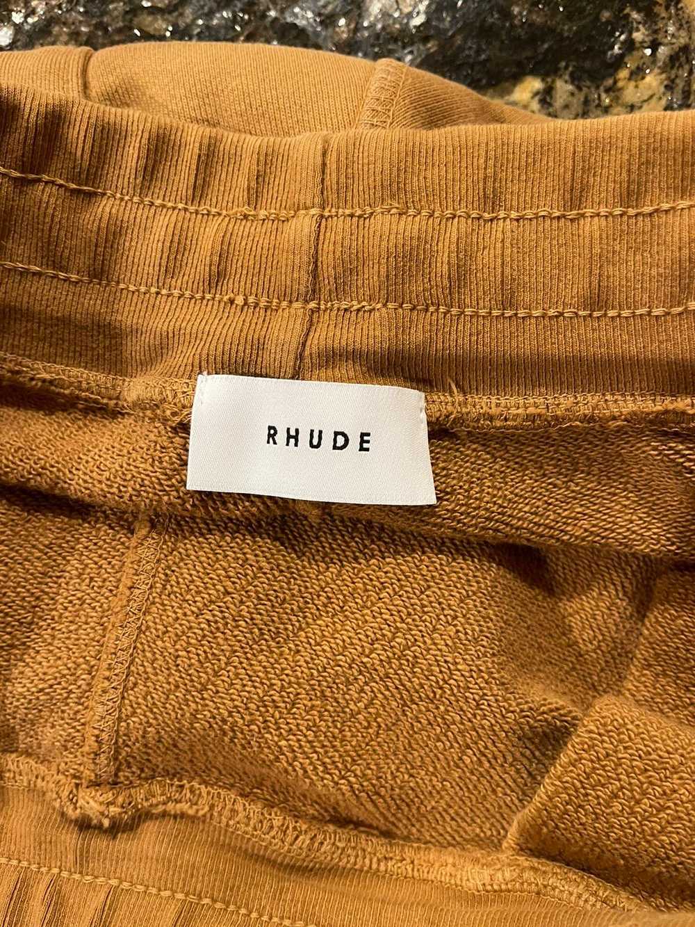 Rhude Rhude Embroidered Script Logo Lounge Sweatp… - image 7