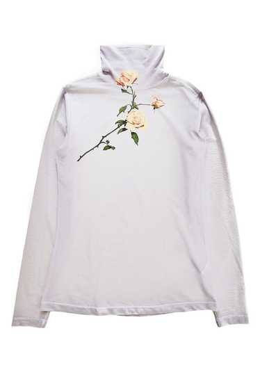 Dries Van Noten Rose Tattoo Mesh Shirt - image 1