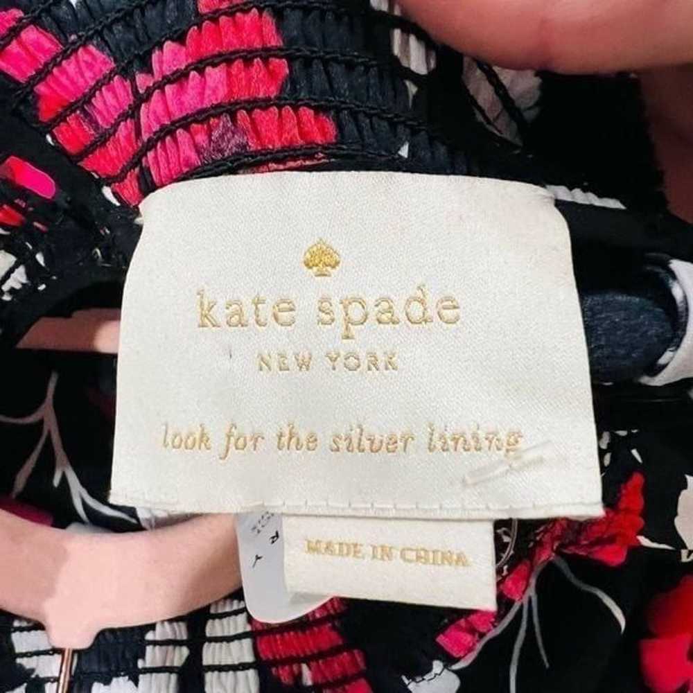 Kate spade Vintage Fleur Crepe Long Sleeve Floral… - image 10