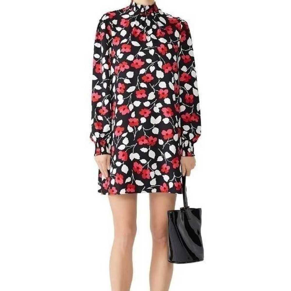 Kate spade Vintage Fleur Crepe Long Sleeve Floral… - image 2