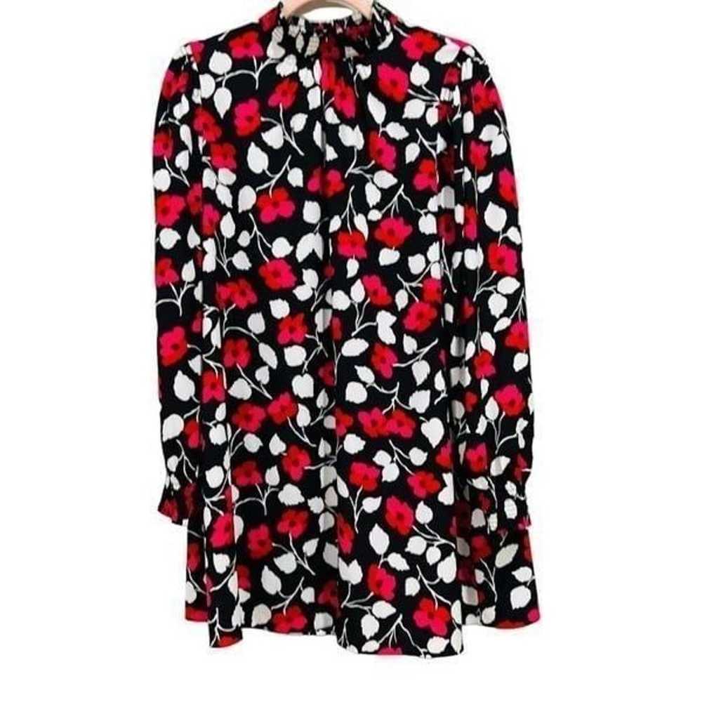 Kate spade Vintage Fleur Crepe Long Sleeve Floral… - image 5