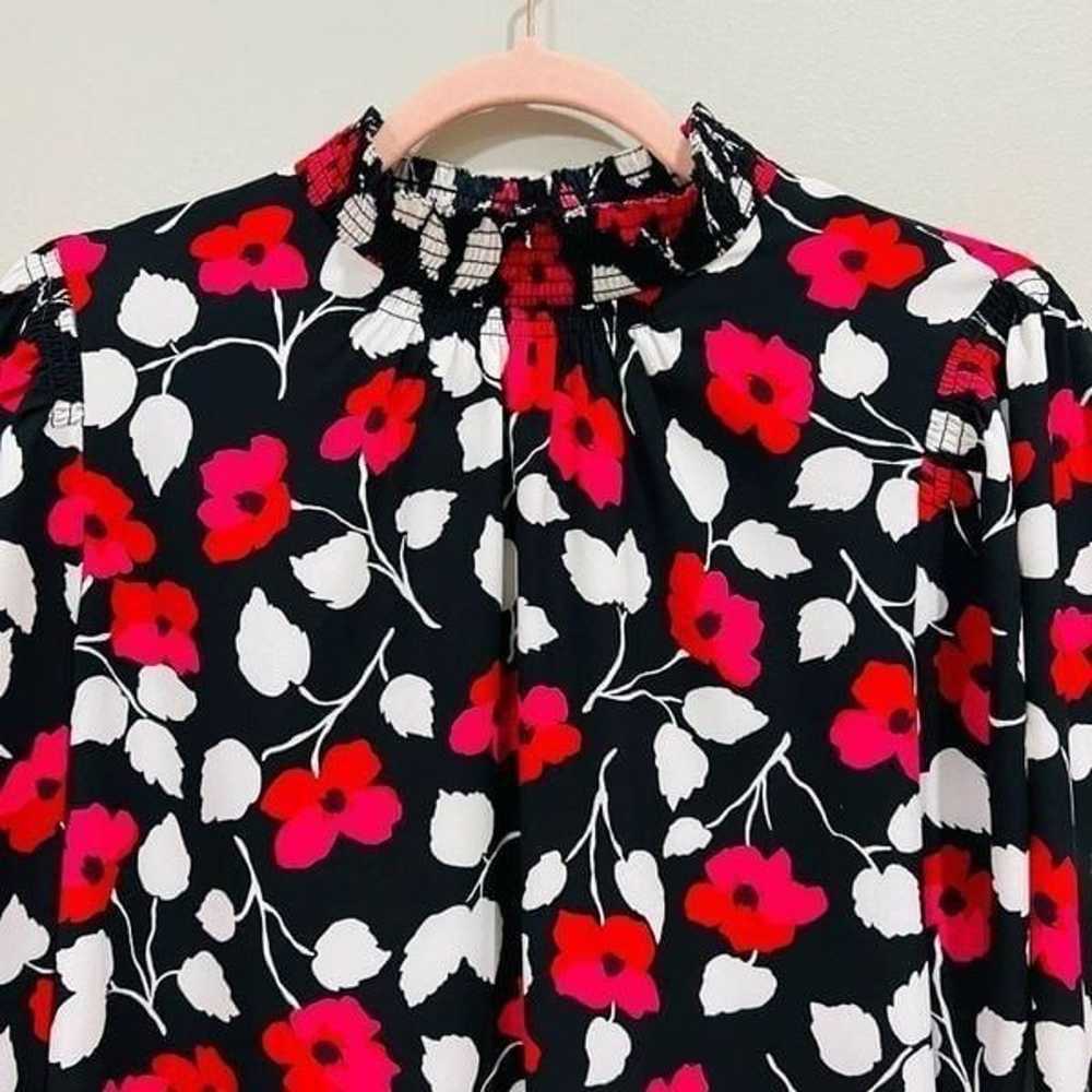 Kate spade Vintage Fleur Crepe Long Sleeve Floral… - image 7