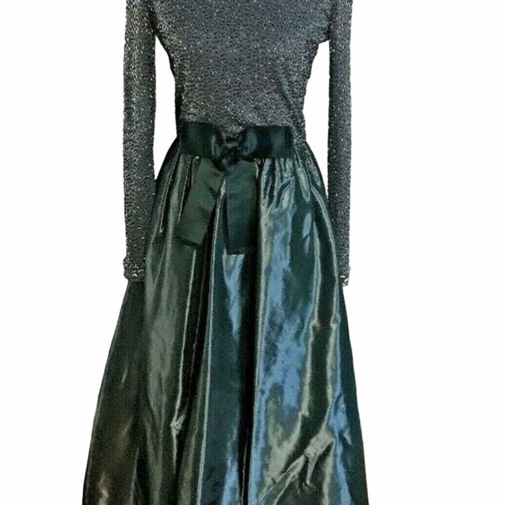 VICTORIA ROYAL Vtg Sequin Beaded Gown - image 1