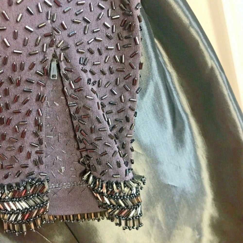 VICTORIA ROYAL Vtg Sequin Beaded Gown - image 6