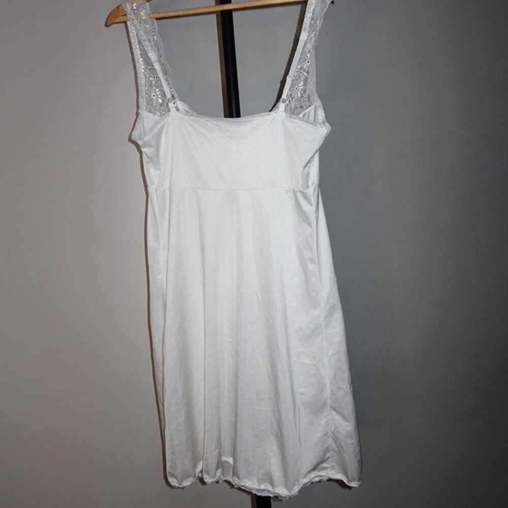 White Lace Slip Dress Size - image 7