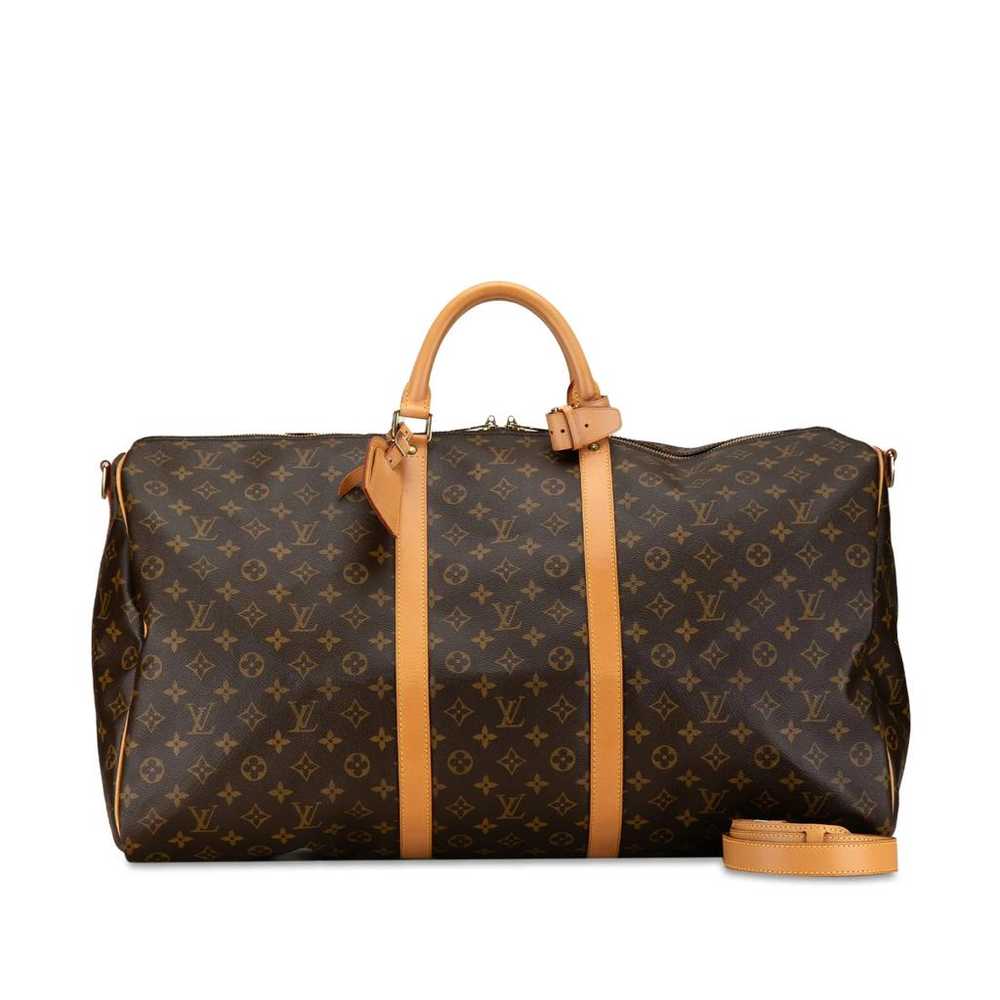 Louis Vuitton Keepall leather travel bag - image 10