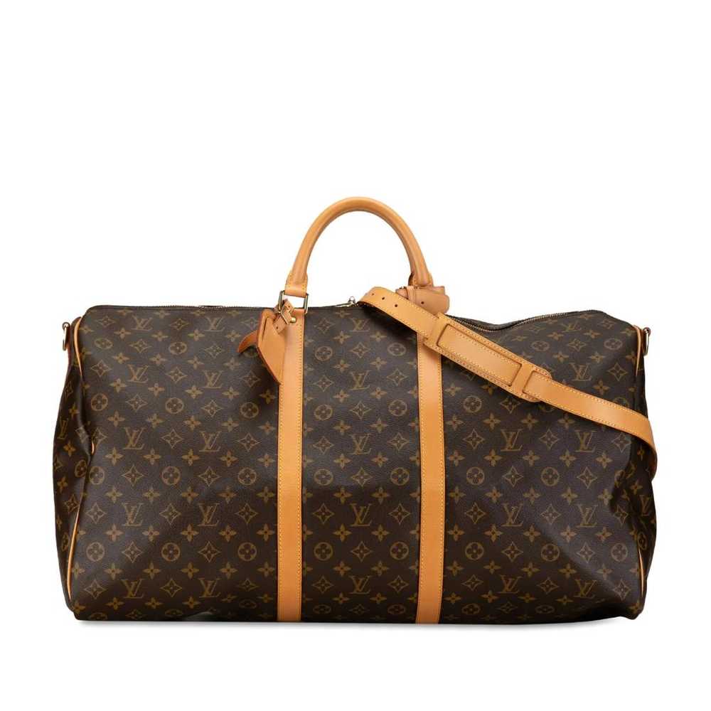 Louis Vuitton Keepall leather travel bag - image 1