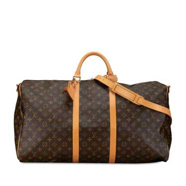 Louis Vuitton Keepall leather travel bag - image 1