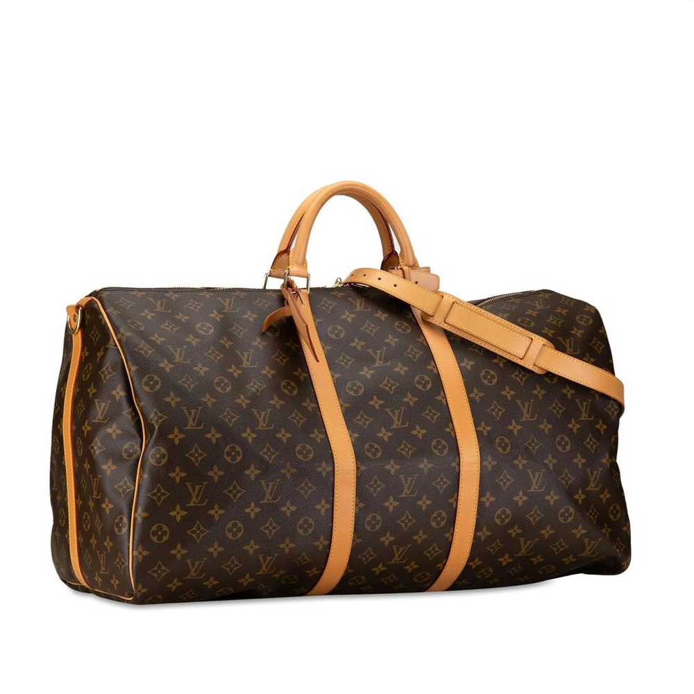 Louis Vuitton Keepall leather travel bag - image 2