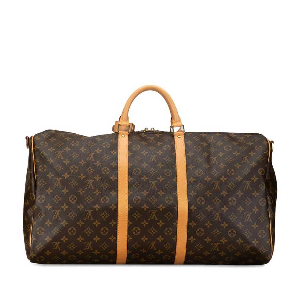 Louis Vuitton Keepall leather travel bag - image 3