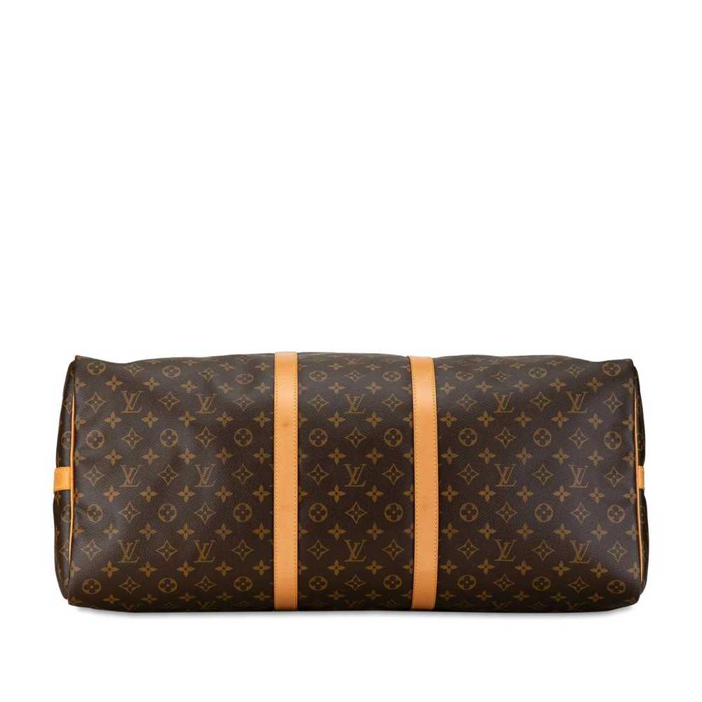 Louis Vuitton Keepall leather travel bag - image 4