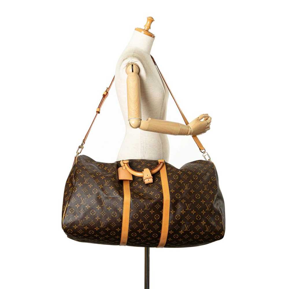 Louis Vuitton Keepall leather travel bag - image 9