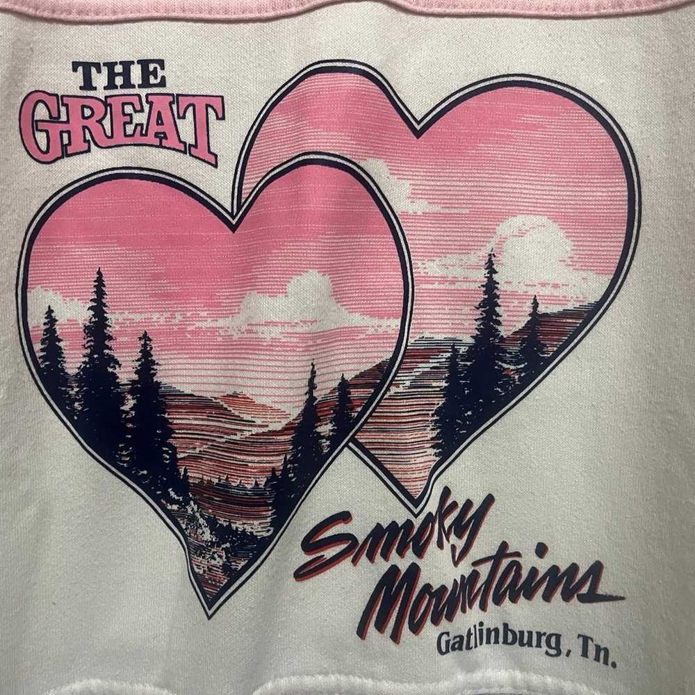 Great Smoky Mountains vintage 1980s sweatshirt - image 3