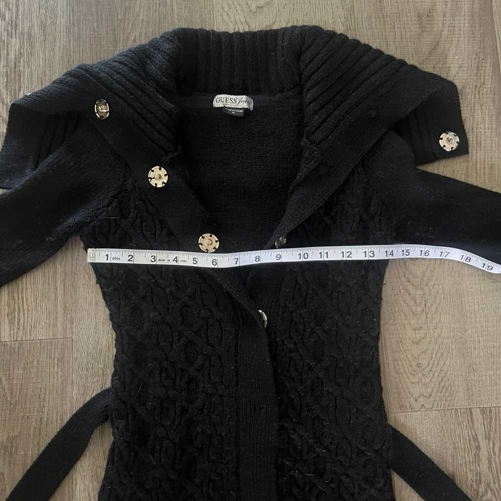 Vintage GUESS Wool Blend Sweater Cardigan Size XS - image 5