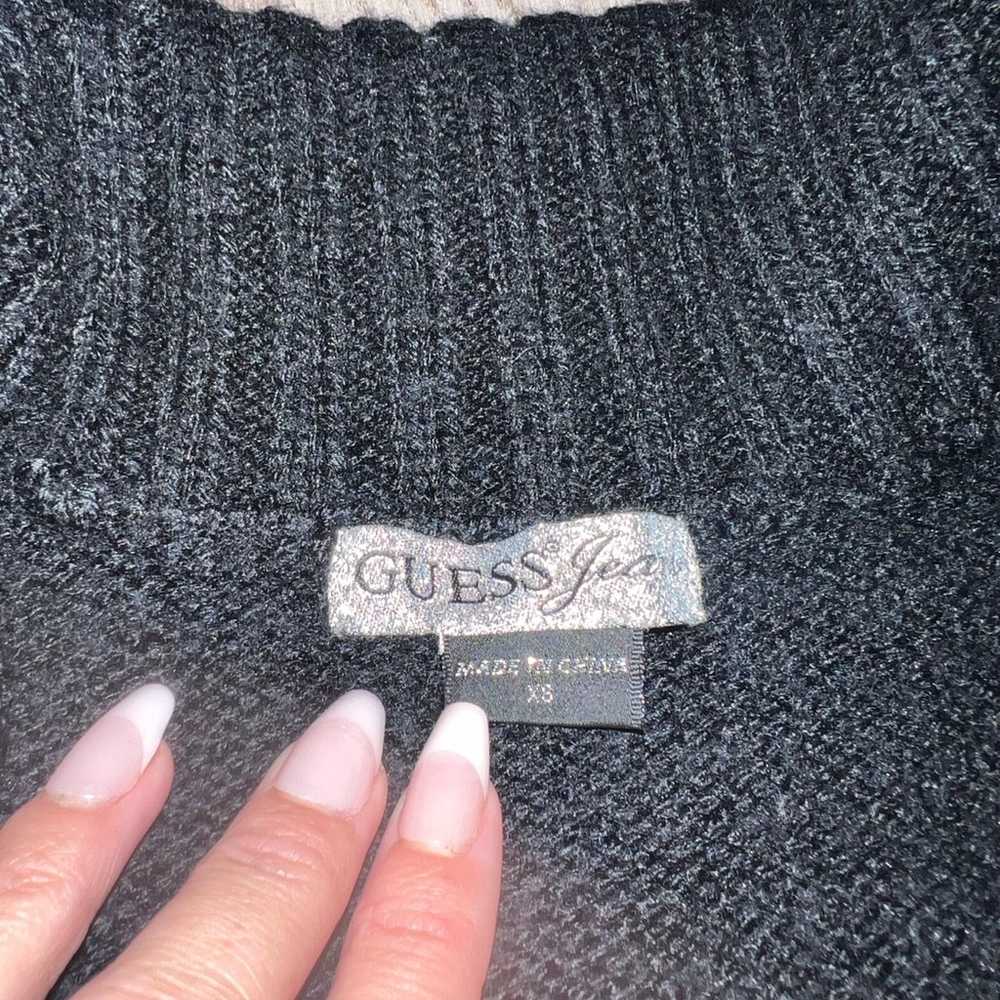 Vintage GUESS Wool Blend Sweater Cardigan Size XS - image 7