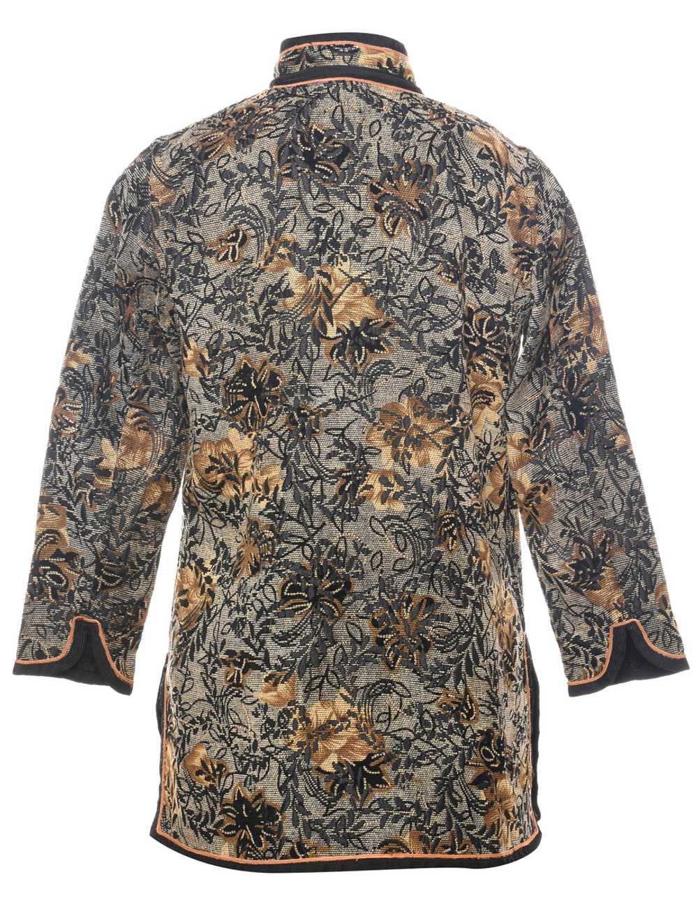 Floral Pattern Tapestry Jacket - XS - image 2