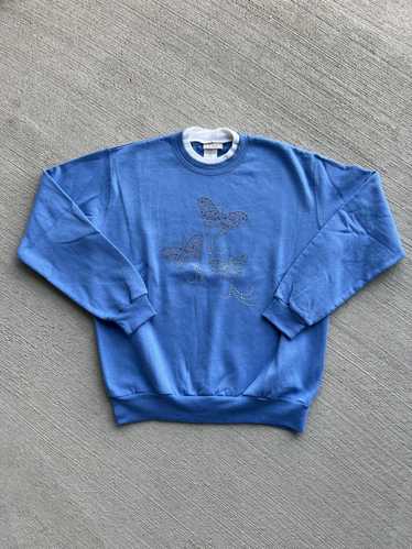 Vintage Vintage 90s Top Stitch by Morning Sun Blu… - image 1