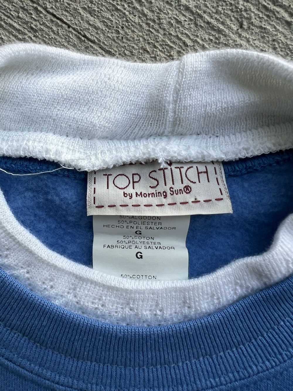 Vintage Vintage 90s Top Stitch by Morning Sun Blu… - image 3