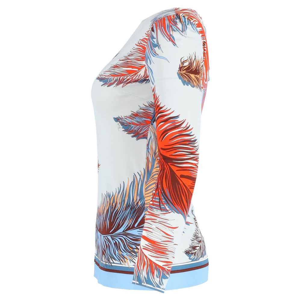 Product Details Emilio Pucci Palm Print Silk Top - image 2