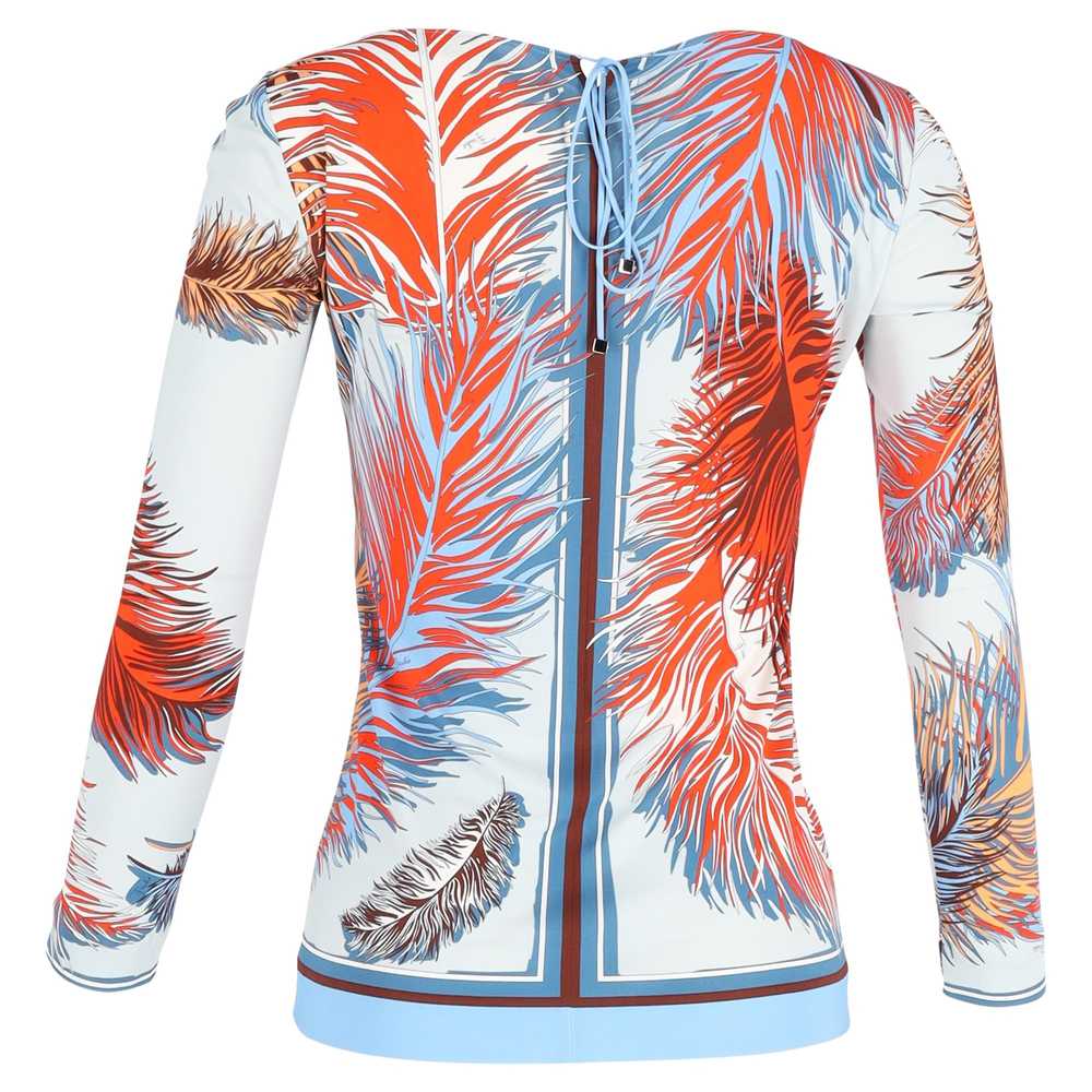 Product Details Emilio Pucci Palm Print Silk Top - image 3